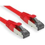 OXnet patch kábel CAT6A, S/FTP, LSOH, AWG26, 500MHz, 3m, červený