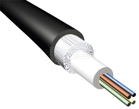 R&M Optický kábel, 12-vlákno, LSOH, CLT, SM s ochranou proti hlodavcom