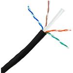 SIEMON sieťový kábel, CAT6, UTP, LSOH, AWG23, 0.57mm, čierny