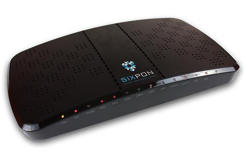 SiXPON FX660, GPON, ONT, 4x GLAN, 2x RJ11, WiFi , 2x USB