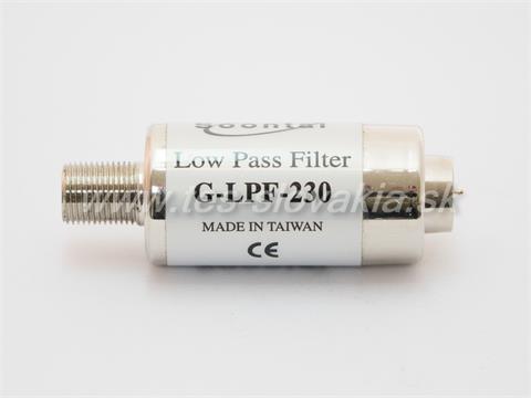 SO LPF-230 - dolnopriepustný filter, 5-xxx MHz, xxx-najvyššia frekvencia