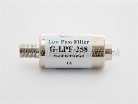 SO LPF-258 - dolnopriepustný filter, 5-xxx MHz, xxx-najvyššia frekvencia