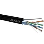 SOLARIX (305m) kábel CAT5E, FTP, PE, 100MHz, Fca, samonosný,