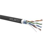 SOLARIX (305m) kábel CAT5E, FTP, PVC+PE, 100MHz, Fca