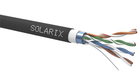 SOLARIX (305m) kábel CAT5E, FTP, PVC+PE, Fca