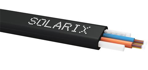 SOLARIX FLAT DROP, optický kábel, 24-vlákno, G.657A1, 9.8x4.3mm