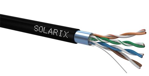 SOLARIX kábel CAT5E, FTP, PE, 100MHz, Fca, 305m