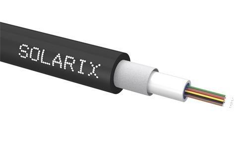 SOLARIX, optický kábel, 12-vlákno, 50/125, OM3, 6.0mm, LSOH, 1500N
