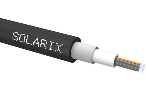 SOLARIX, optický kábel, 24-vlákno, 50/125, OM3, 6.0mm, LSOH, 1500N