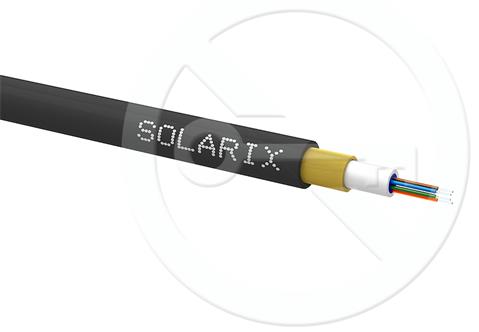 SOLARIX optický kábel, SM, 4-vlákno, 9/125, G.657A1, HDPE UV, 2.8mm