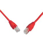 SOLARIX Patch kábel, CAT5E, SFTP, PVC 1m, červený