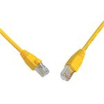 SOLARIX Patch kábel, CAT5E, SFTP, PVC 1m, žltý