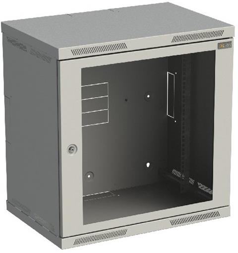 SOLARIX SENSA, Rozvádzač 12U, 600x400mm, sklenené dvere, šedý