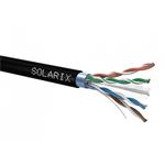 SOLARIX sieťový kábel, CAT6, FTP, PE, 500m, AWG24, 0.55mm, 250 MHz, vonkajší