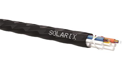 SOLARIX SXKO-MICRO-24-OS-HDPE, optický kábel, SM, 24-vlákno, 9/125, G657A1, 6.0mm, Fca HDPE, MLT