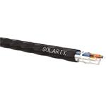 SOLARIX SXKO-MICRO-24-OS-HDPE, optický kábel, SM, 24-vlákno, 9/125, G657A1, 6.0mm, Fca HDPE, MLT