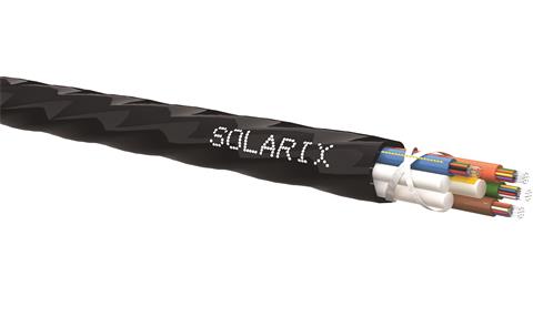 SOLARIX SXKO-MICRO-48-OS-HDPE, optický kábel, SM, 48-vlákno, 9/125, G657A1, 6.0mm, Fca HDPE, MLT
