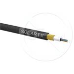 SOLARIX SXKO-MINI-4-OS-HDPE, optický kábel, 4-vlákno, 9/125, G.657A1, 2.8mm