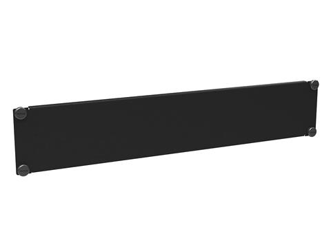 SOLARIX ZP-02-B, Zaslepovací panel 2U, 19", do dátového rozvádzača, čierna