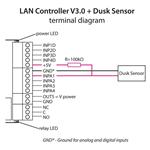 TinyControl DUSK, Senzor intenzity svetla, pre LK3