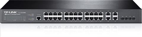 TP-LINK T2500-28TC, Switch, 24x LAN + 4x SFP, menežovateľný, L2
