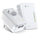TP-LINK TL-WPA4226 KIT, WiFi Powerline, AV2, 600Mbps, 2/2x LAN, WiFi N300, 300m, elektrická zásuvka