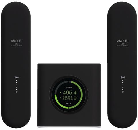 Ubiquiti AFi-G, AmpliFi Gaming Wi-Fi Systém (Router + 2x Mesh Point), AC1750, 26/26 dBm