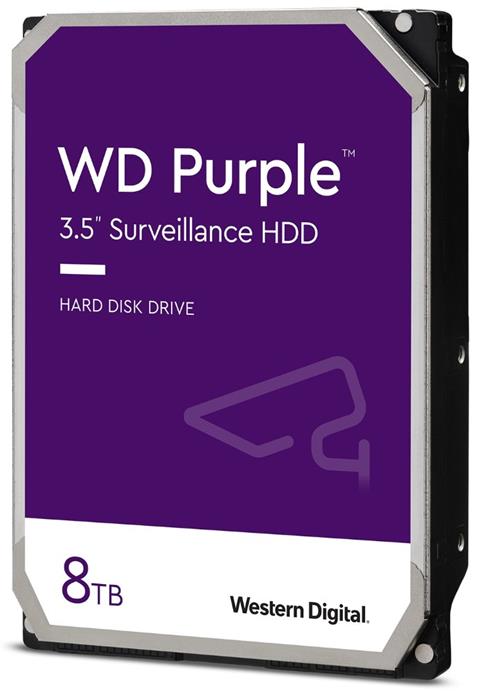 WD, HDD 8TB Purple 3,5", SATAIII, 128MB
