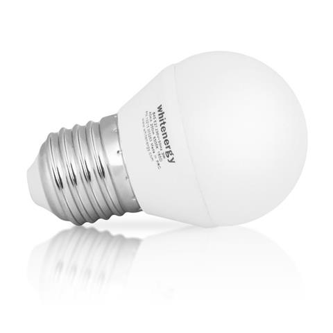 Whitenergy LED žiarovka E27, 7W, 230V, G45, 8x SMD2835, teplá biela