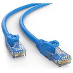 WIREX patch kábel CAT5E, UTP, LSOH, 100MHz, 0,5m, modrý