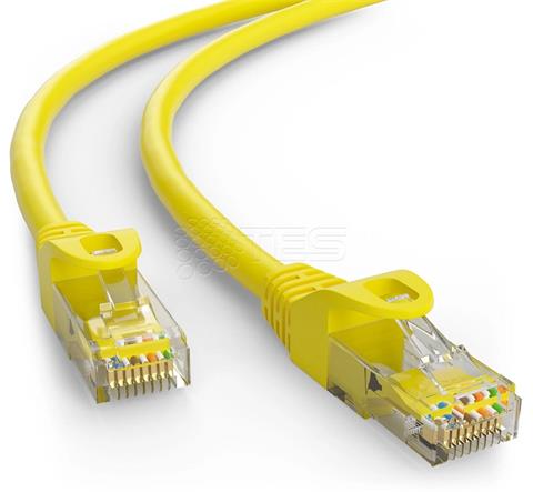 WIREX patch kábel CAT5E, UTP, LSOH, 100MHz, 0,5m, žltý